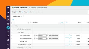 Manage budgets and forecasts