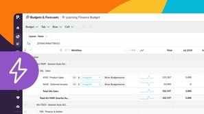 Budgets & Forecasts QuickStart
