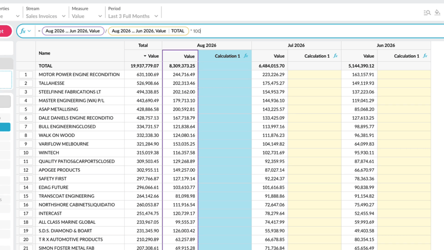 Add and manage columns