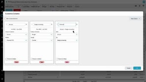 Add custom columns to financial reports