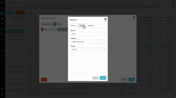 Perform an advanced search