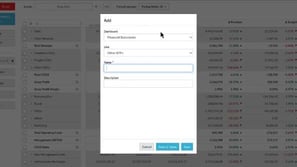 Add financial analysis to a dashboard