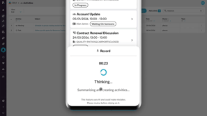 Create activities with AI voice