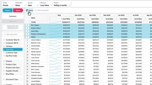 Compare data in a matrix