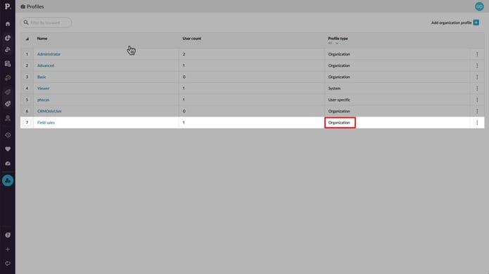 Assign and edit user profiles