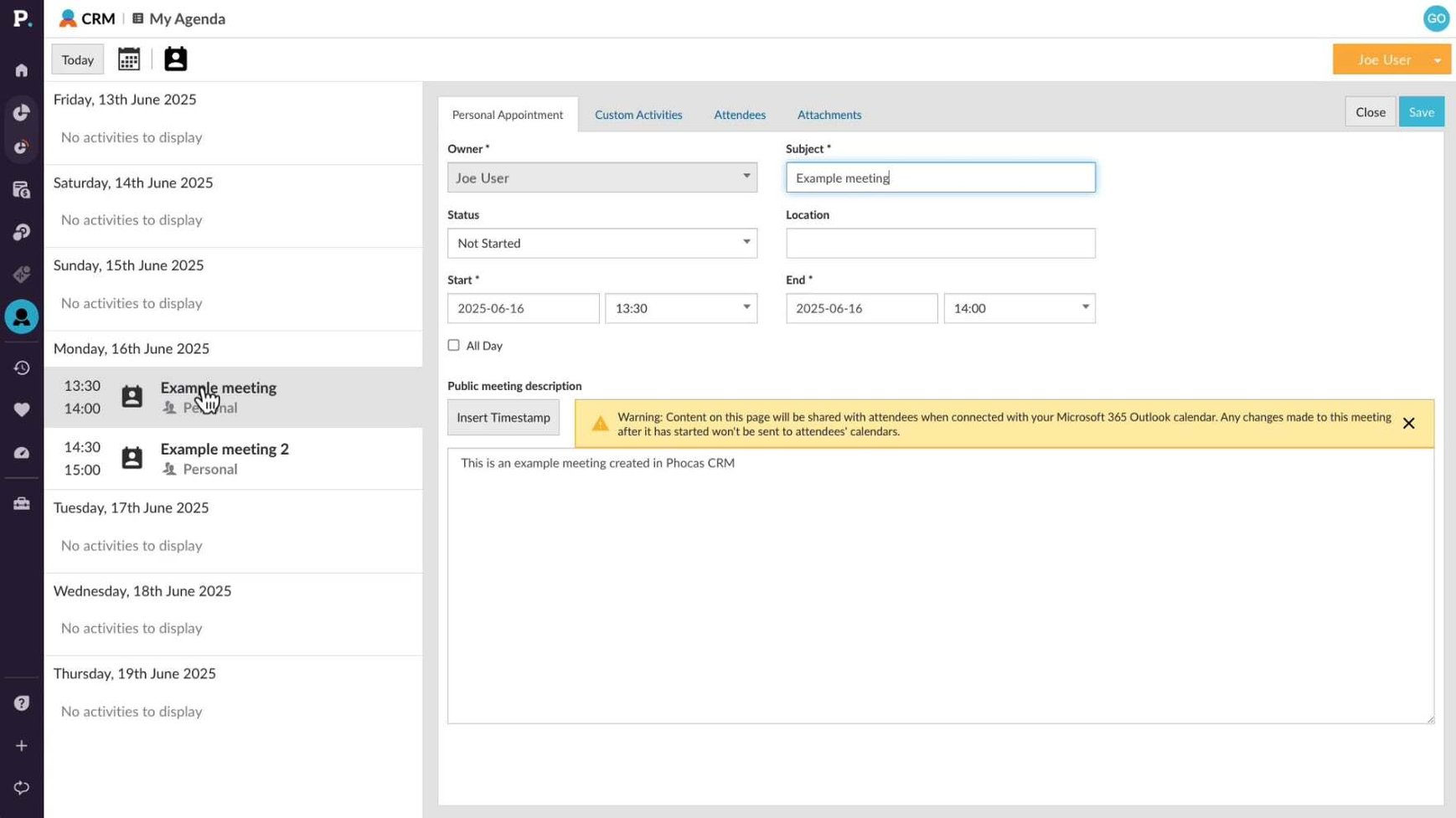 Set up and connect CRM learning module | Phocas Academy