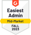 G2 Easiest admin mid market 2023
