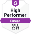 G2 High performer Europe 2023