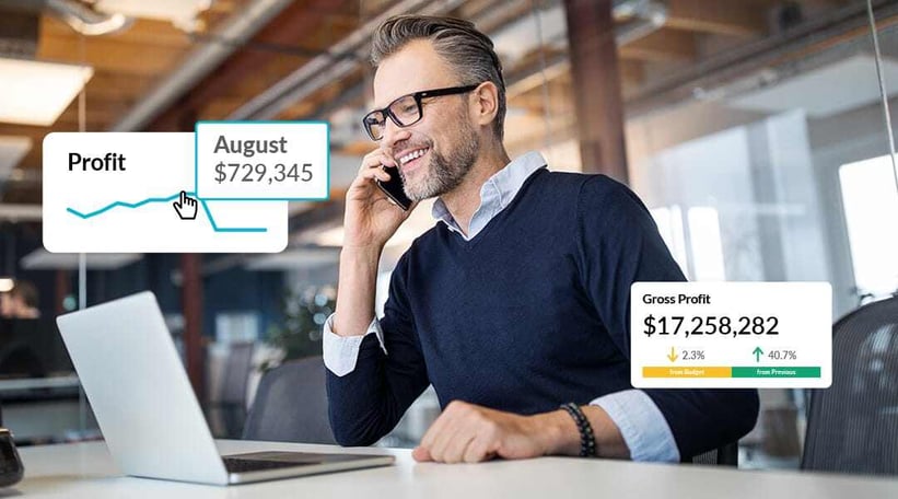 Use profit and loss statement software so your financial data is always up-to-date