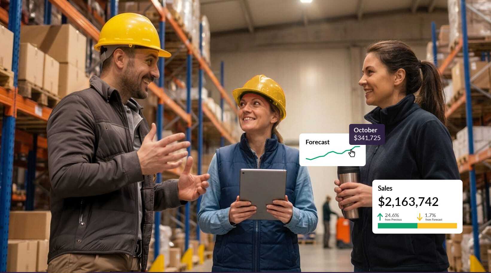 Role based access for reps, managers and finance partners in CRM for distributors image