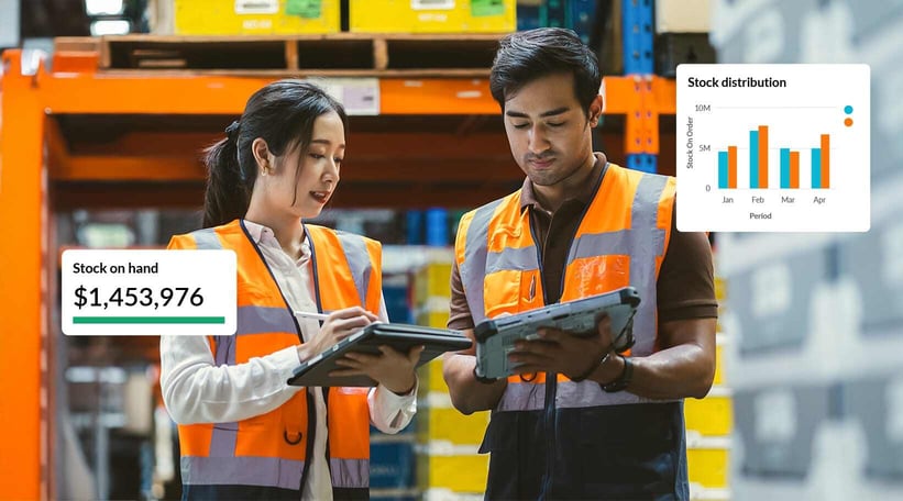 Safety stock calculations for distributors