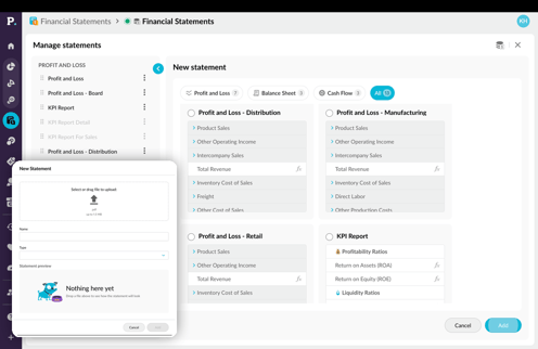 Faster setup, easier maintenance and enhanced analysis in Financial Statements