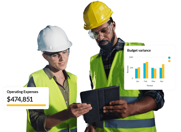Financial analytics for building material suppliers