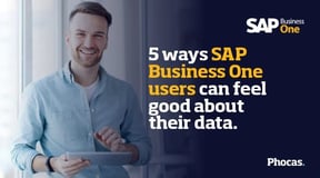 5 ways SAP Business One users can feel good about their data