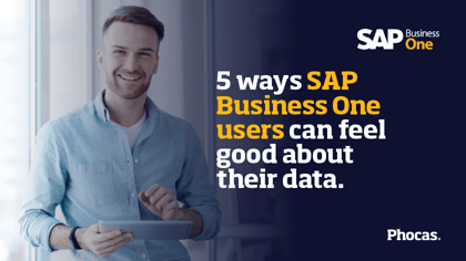 5 ways SAP Business One users can feel good about their data
