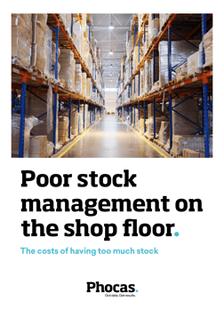 The costs of having too much stock