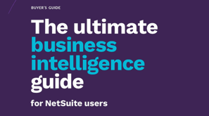 The ultimate business intelligence guide for NetSuite users