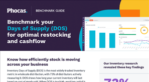 Benchmark your Days of Supply (DOS) for optimal restocking and cashflow
