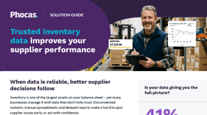 Trusted inventory data improves your supplier performance