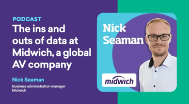The ins and outs of data at Midwich: a global audio visual business