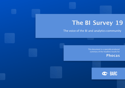 The BI & Analytics Survey 2019, BARC