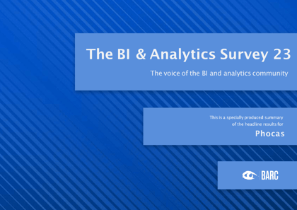 The BI & Analytics Survey 2023, BARC