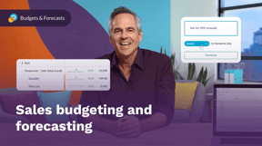 Sales budgeting and forecasting