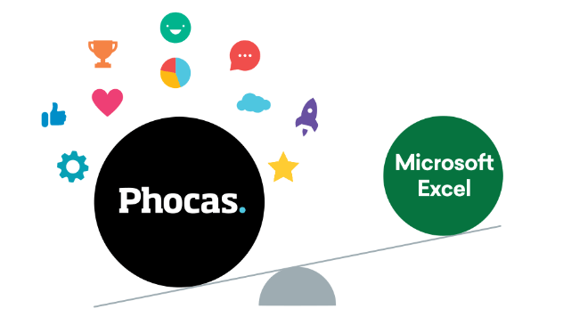 Phocas vs Microsoft Excel