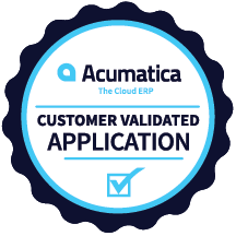 Acumatica Customer Validated Application