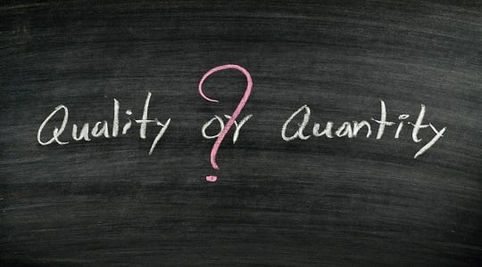 The great lead debate: quality vs. quantity